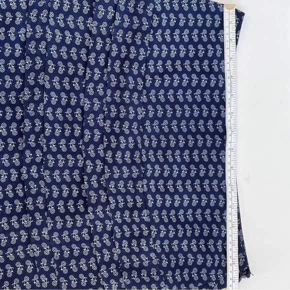 Women’s Navy White Bicycle Patterned Mini Skirt Size Small - Picture 7 of 11